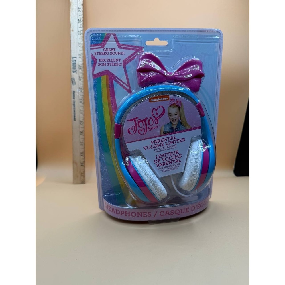 Nickelodeon Jojo Siwa Bow Headphones with Built in Volume Limiting Feature NEW
